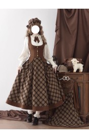 Cyans Qing Shattered Pocket Watch Vest and Skirt(Pre-Order/Full Payment Without Shipping)